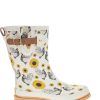 Women Western Chief Rain & Rubber Boots | Women'S Rooster Rise Mid Rain Boot - Cream