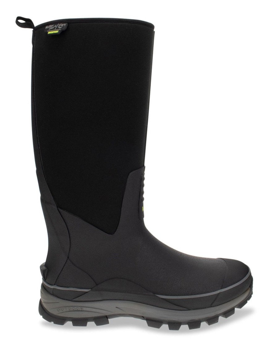 Men Western Chief Rain & Rubber | Men'S Frontier Tall Neoprene Cold Weather Boot - Black