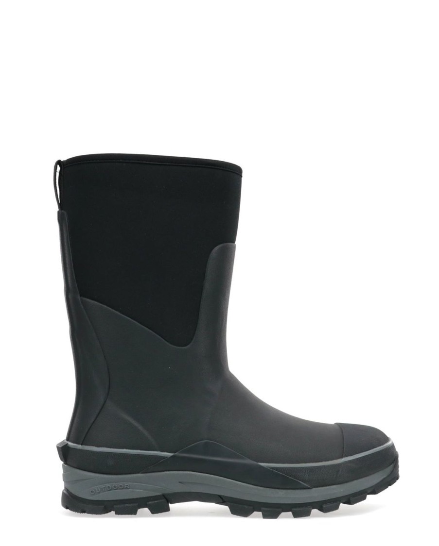 Men Western Chief Rain & Rubber | Men'S Frontier Neoprene Mid Cold Weather Boot - Black