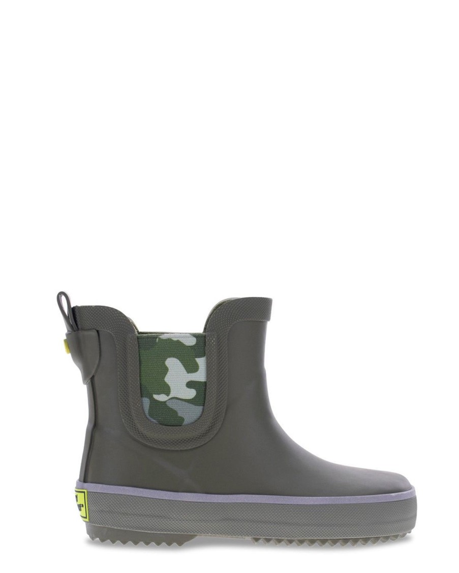 Kids Western Chief Rain & Rubber Boots | New! Kids Element Chelsea Rain Boot - Olive