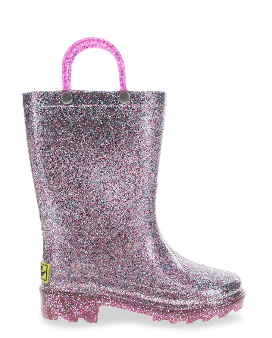 Kids Western Chief Rain & Rubber Boots | Kids Glitter Lighted Rain Boot - Multi