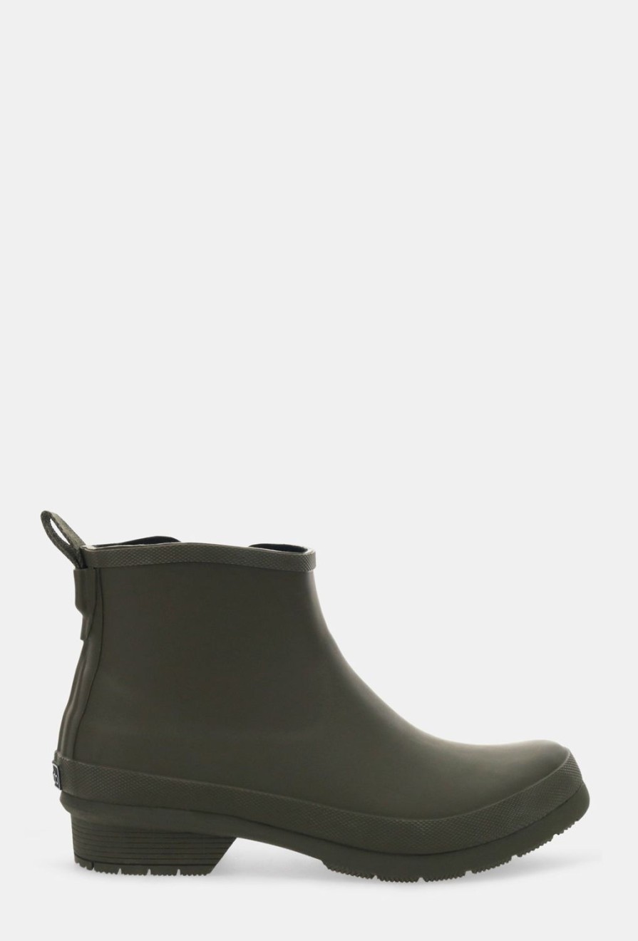 Women Chooka Chooka Brand | Classic Matte Ankle Rain Boot - Olive