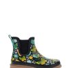 Women Western Chief Chelseas & Shorties | New! Women'S Whimsy Wings Chelsea Rain Boot - Black