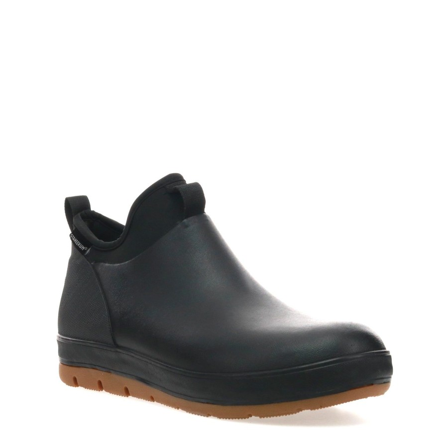 Men Staheekum Staheekum Brand | Men'S Neoprene Ankle Rain Boot - Black