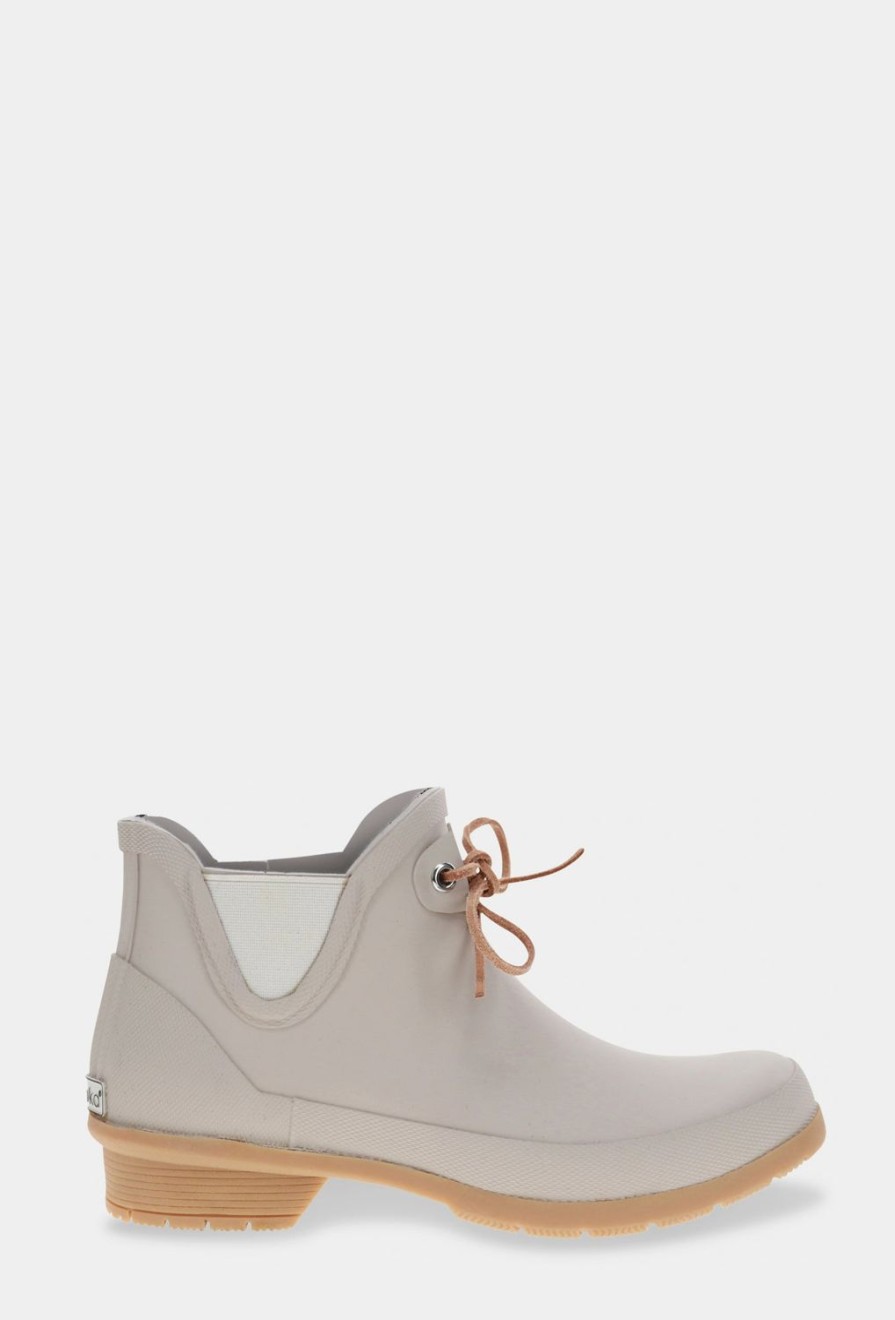 Women Chooka Chooka Brand | Tie Chelsea Rain Boot - Sand