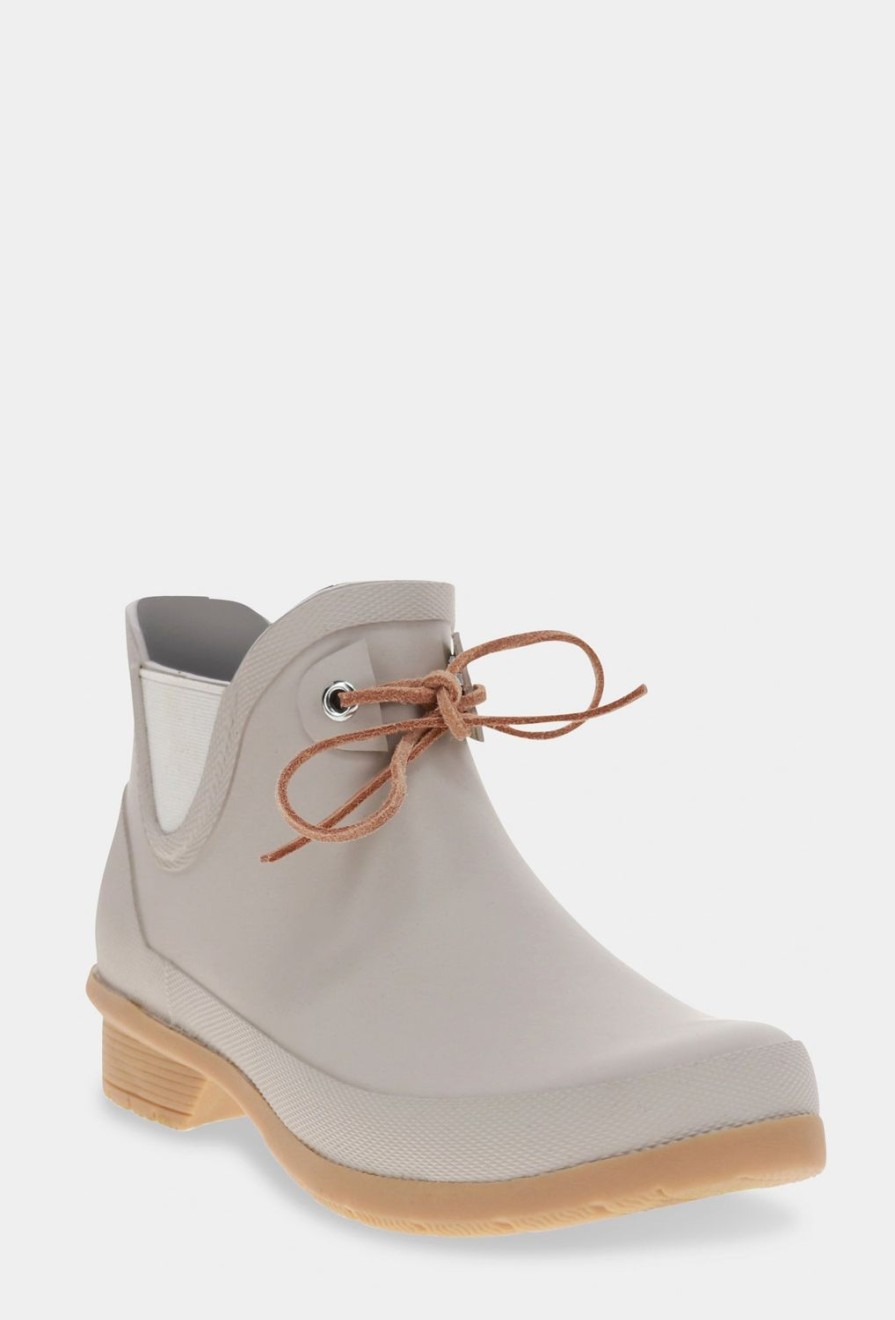 Women Chooka Chooka Brand | Tie Chelsea Rain Boot - Sand