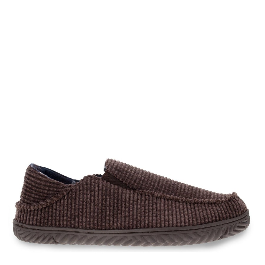 Men Staheekum Staheekum Brand | Men'S Curbside Slipper - Chocolate