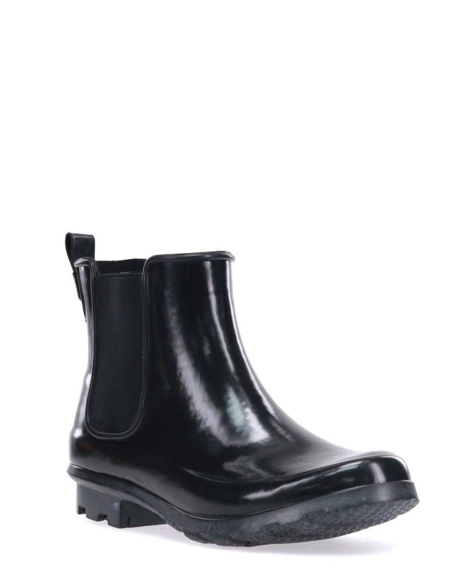 Women Western Chief Rain & Rubber Boots | Women'S Classic Chelsea Rain Boot - Black