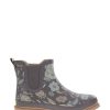 Women Western Chief Rain & Rubber Boots | Women'S Harvest Bloom Chelsea Rain Boot - Black