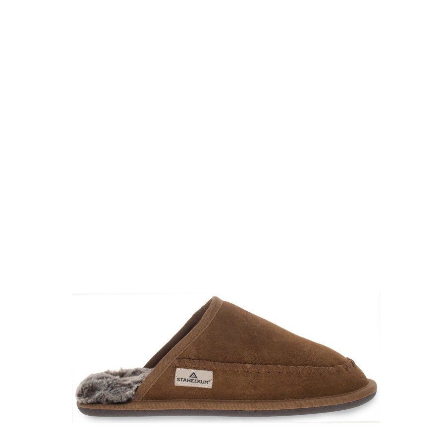 Men Staheekum Staheekum Brand | Men'S Cabin Classic Slipper - Wheat