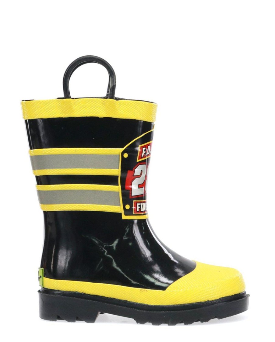 Kids Western Chief Rain & Rubber Boots | Kids F.D.U.S.A. Rain Boot - Black