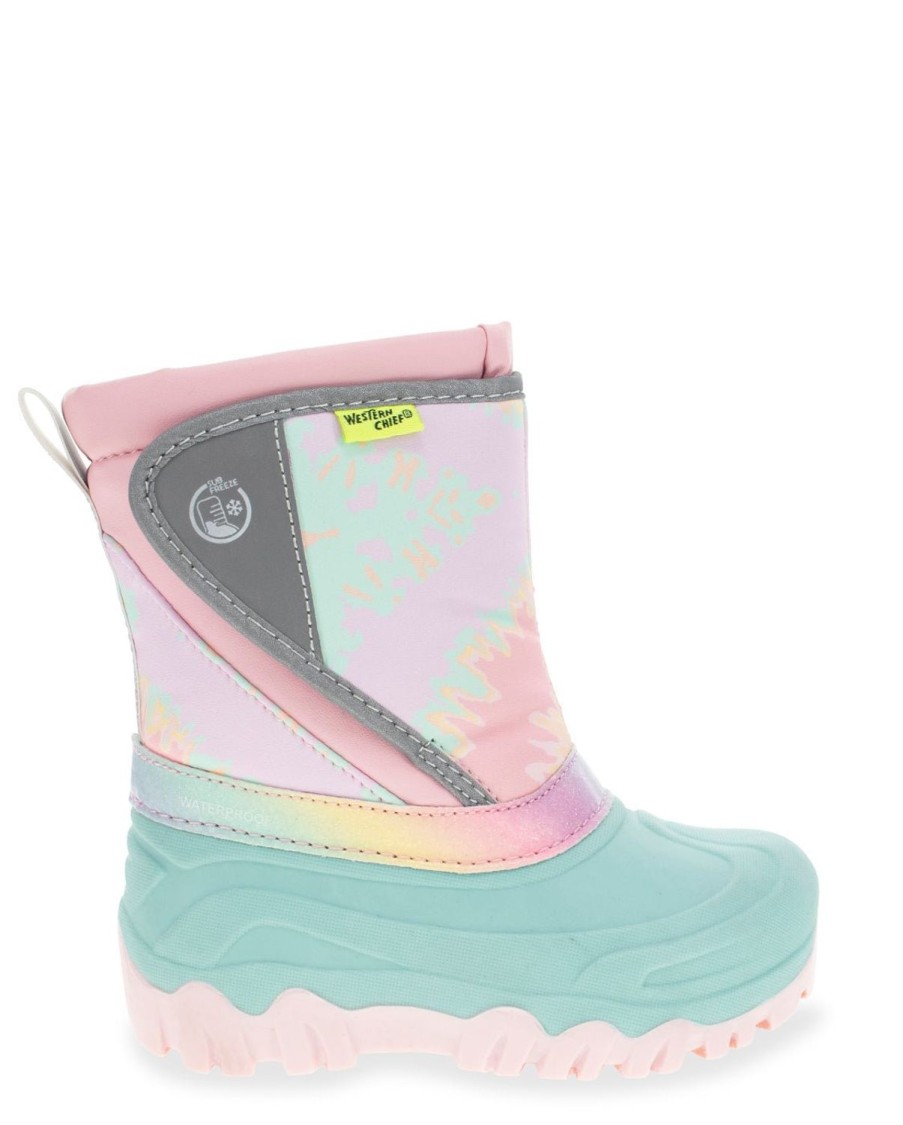 Kids Western Chief Cold Weather Boots | Kids Selah Cold Weather Boot - Tie Dye