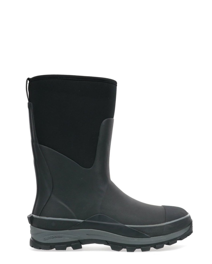 Men Western Chief Snow & Neoprene | Men'S Frontier Neoprene Mid Cold Weather Boot - Black