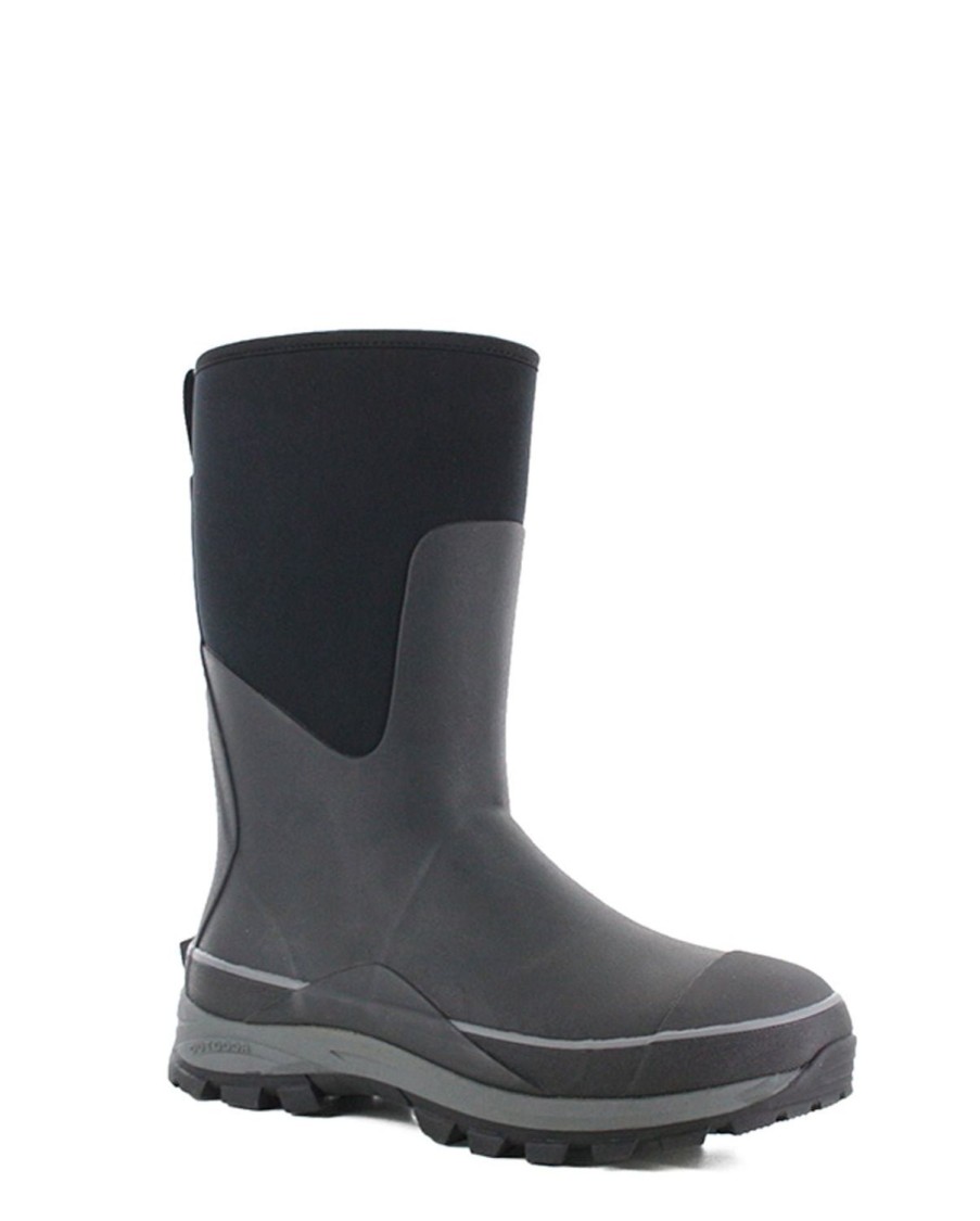 Men Western Chief Snow & Neoprene | Men'S Frontier Neoprene Mid Cold Weather Boot - Black