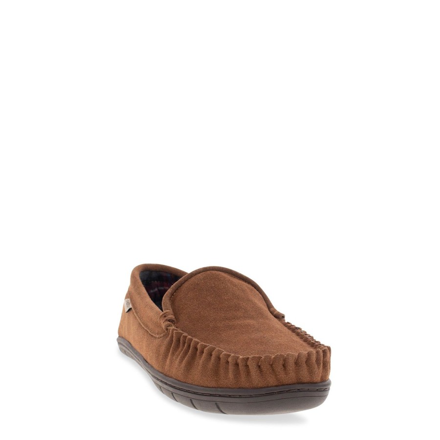 Men Staheekum Staheekum Brand | Men'S Forrager Flannel Slipper - Wheat