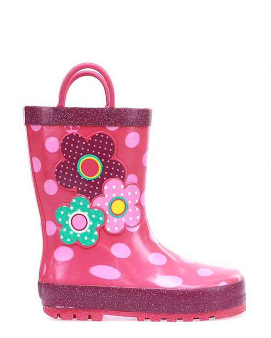 Kids Western Chief Rain & Rubber Boots | Kids Flower Cutie Rain Boot - Pink