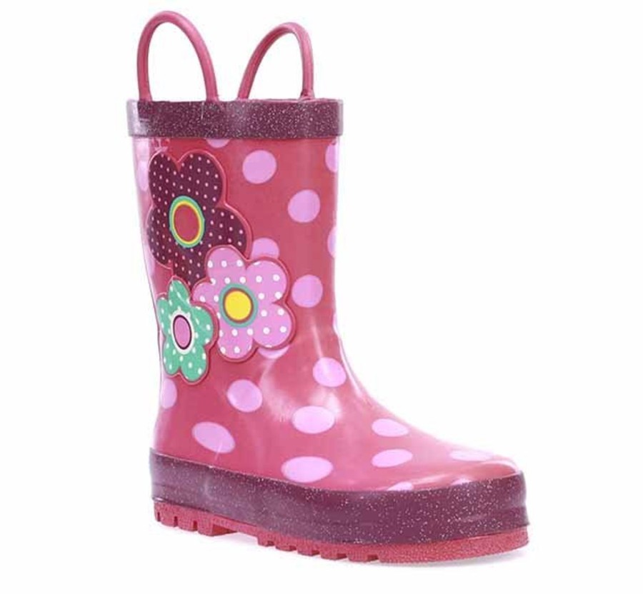 Kids Western Chief Rain & Rubber Boots | Kids Flower Cutie Rain Boot - Pink