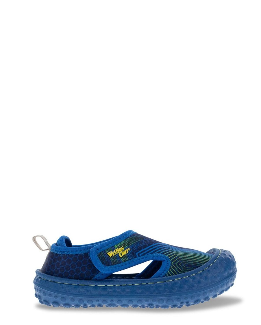 Kids Western Chief Sandals | New! Kids Discover Sandal - Blue