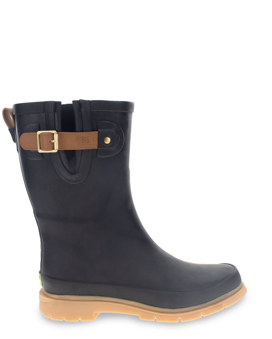 Women Western Chief Rain & Rubber Boots | Women'S Heritage Mid Rain Boot - Black