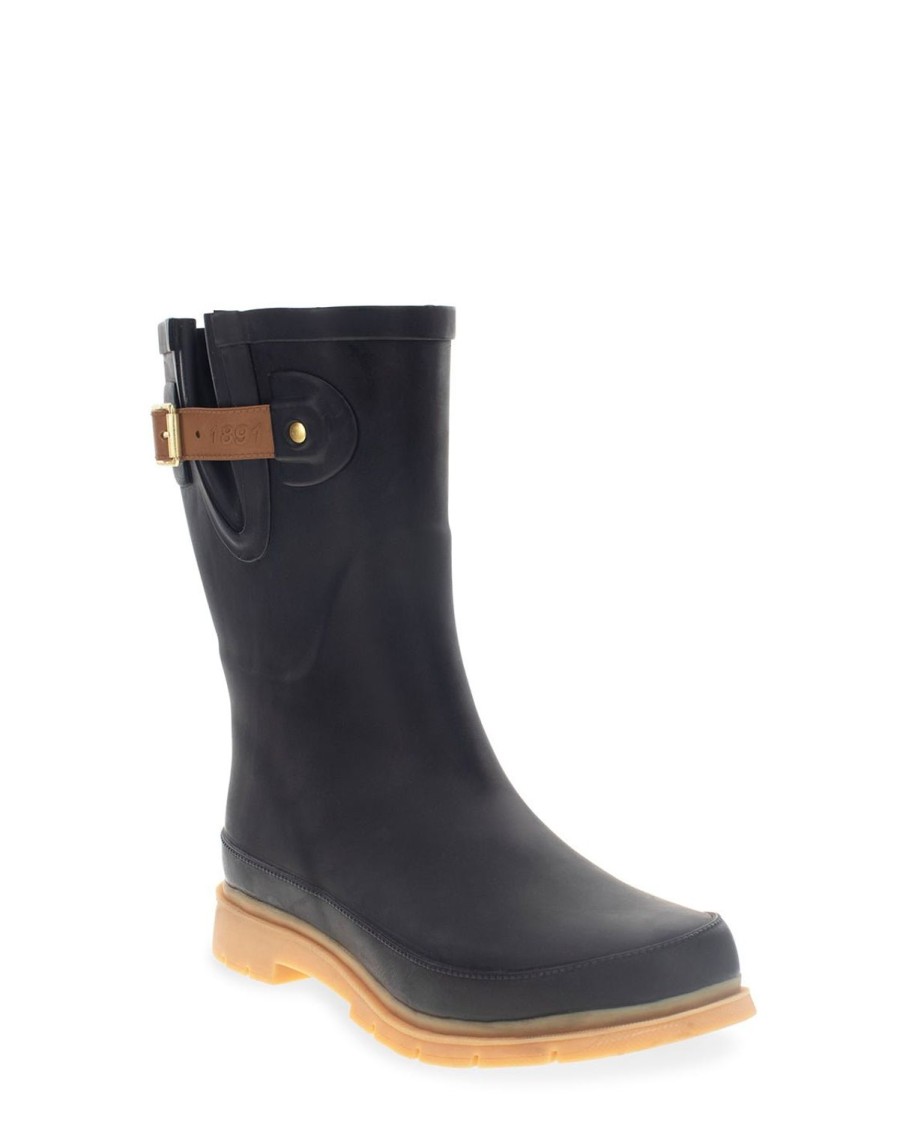 Women Western Chief Rain & Rubber Boots | Women'S Heritage Mid Rain Boot - Black