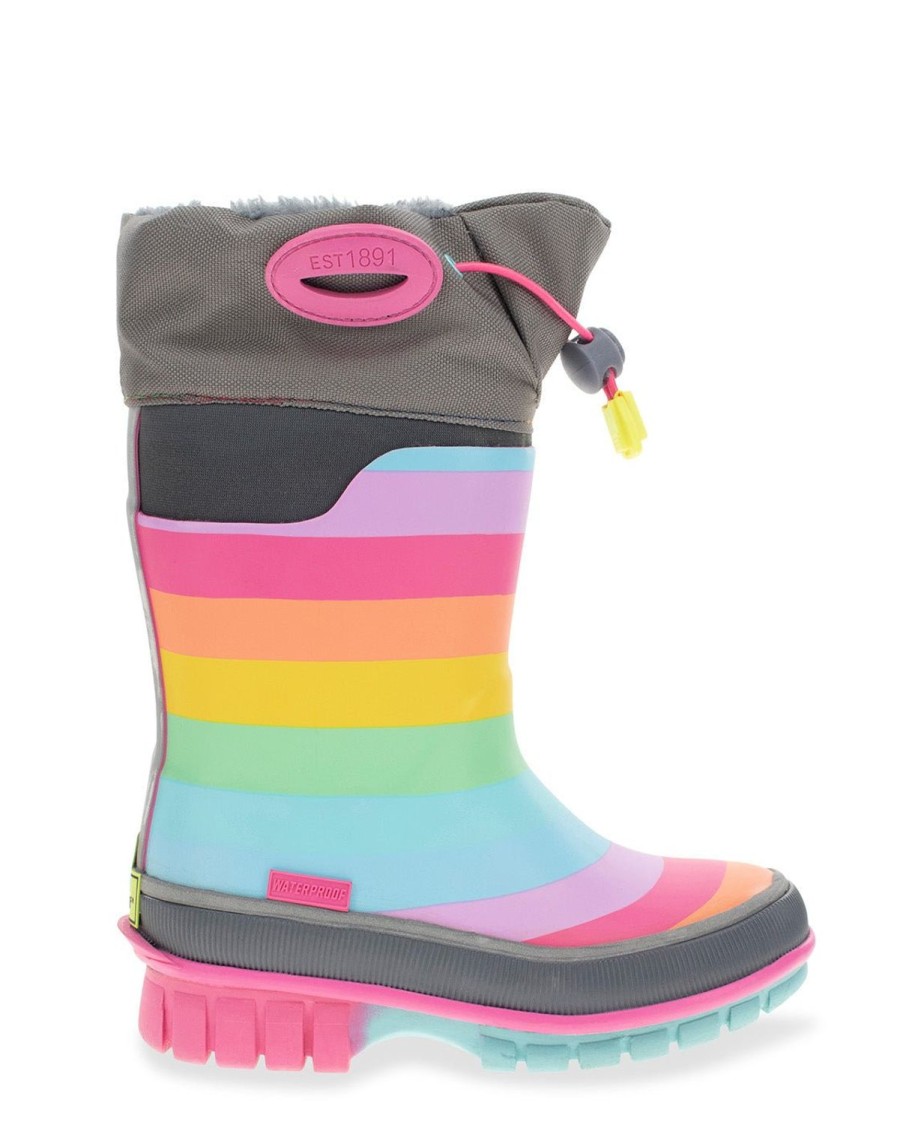 Kids Western Chief Cold Weather Boots | Kids Rainbow Rules Neoprene Cold Weather Boot - Multi