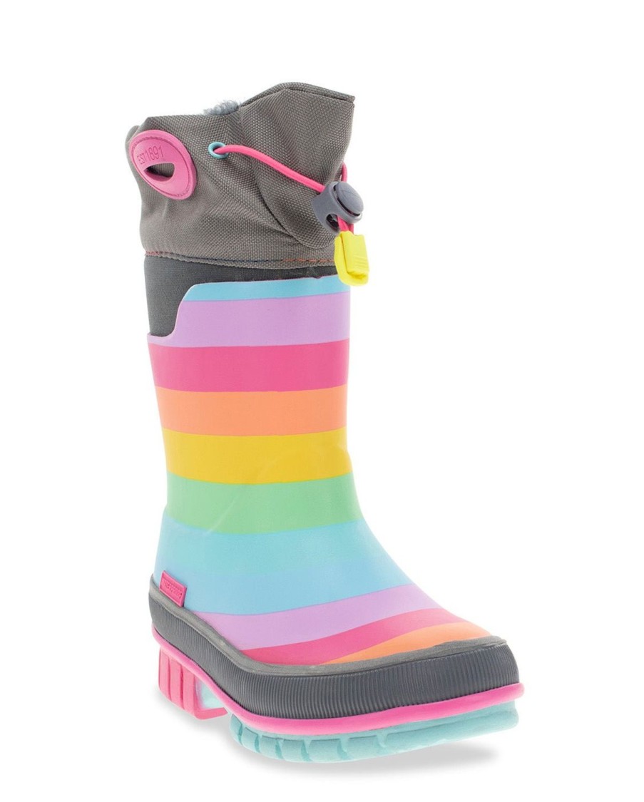 Kids Western Chief Cold Weather Boots | Kids Rainbow Rules Neoprene Cold Weather Boot - Multi