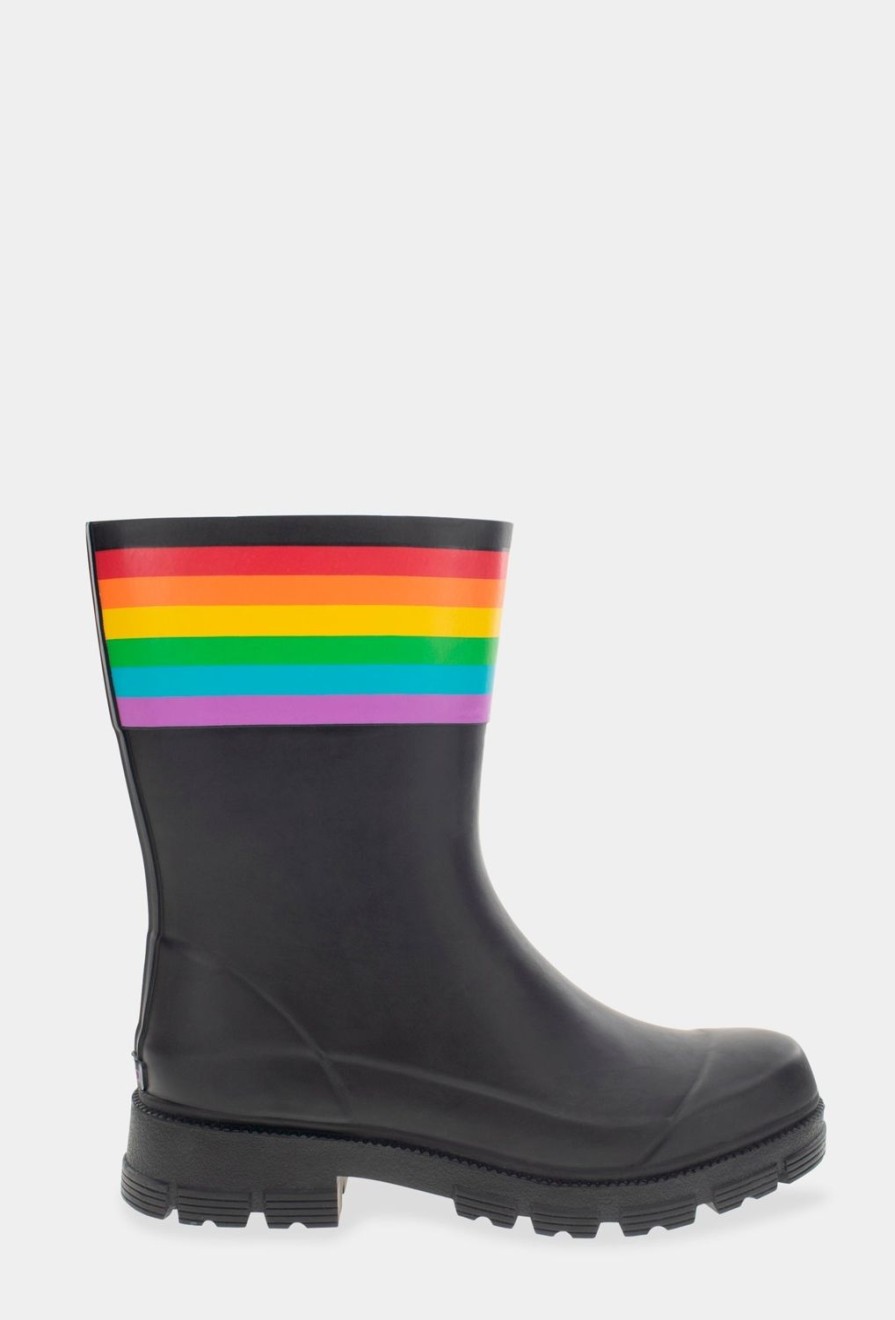 Women Chooka Chooka Brand | Storm Mid Rain Boot - Black