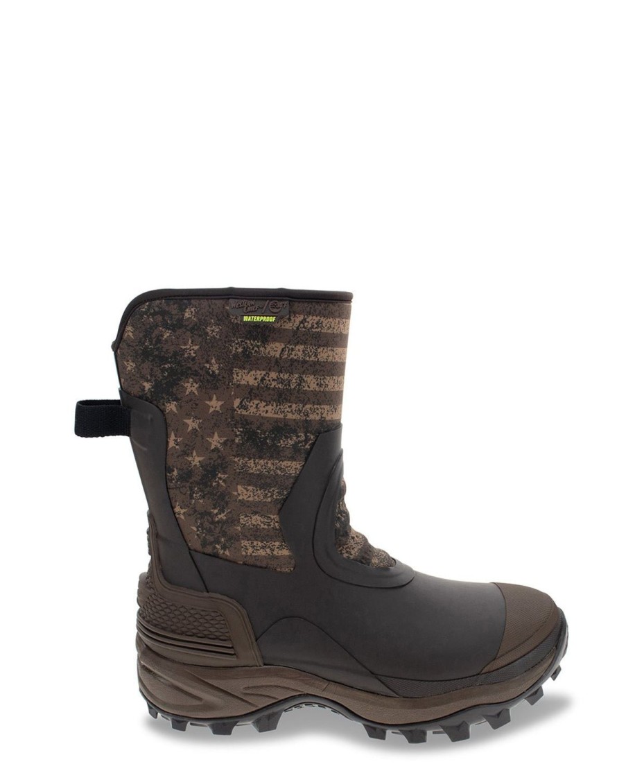 Men Western Chief Rain & Rubber | New! Men'S Rambler Freedom Neoprene Mid Cold Weather Boot - Brown