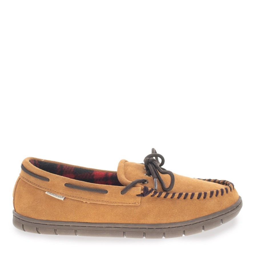 Men Staheekum Staheekum Brand | Men'S Sierra Flannel Slipper - Wheat