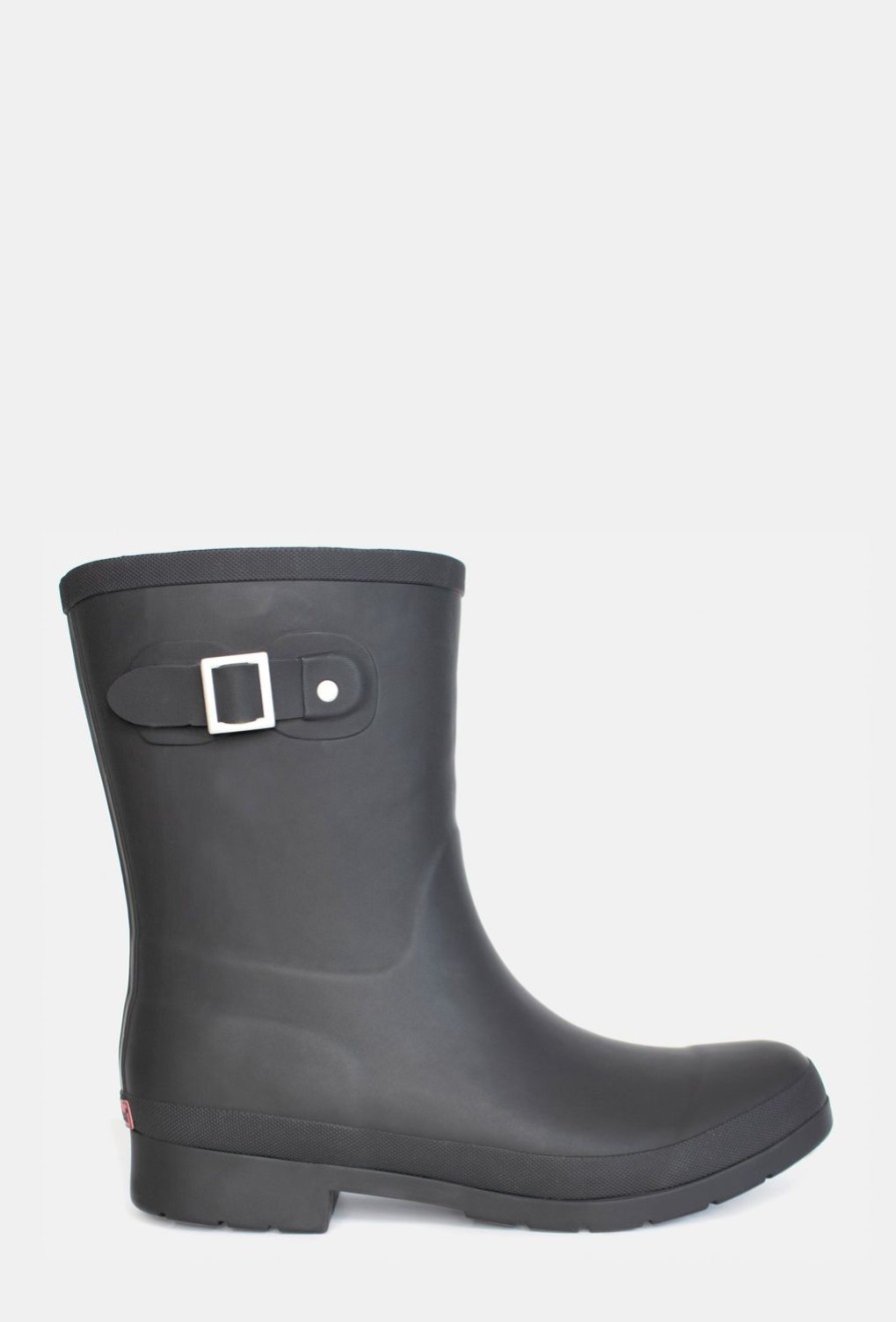 Women Chooka Chooka Brand | Delridge Mid Rain Boot - Black