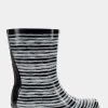 Women Chooka Chooka Brand | Gloss Drybrush Mid Rain Boot - Black