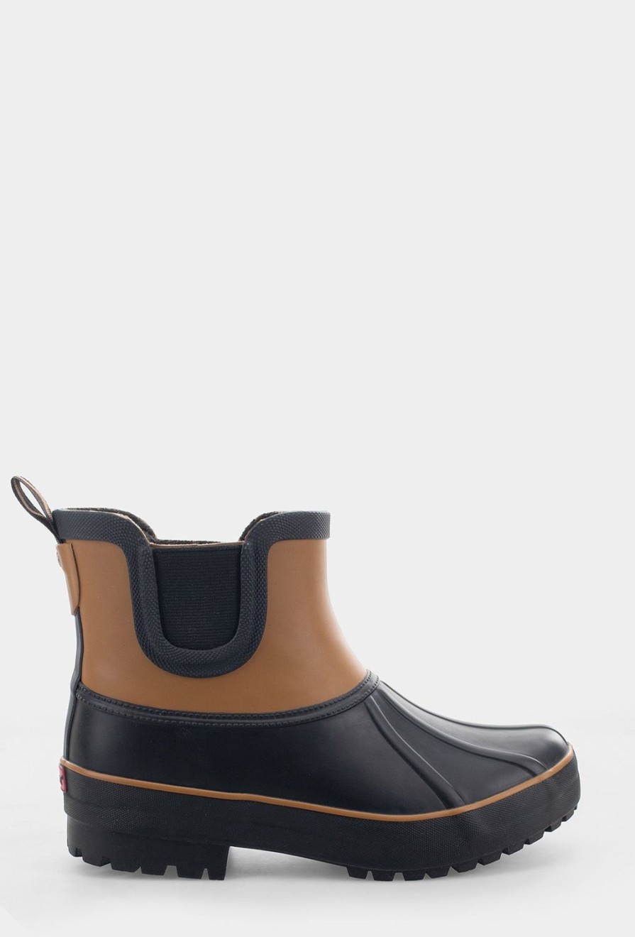 Women Chooka Chooka Brand | Duck Chelsea Rain Boot - Brown