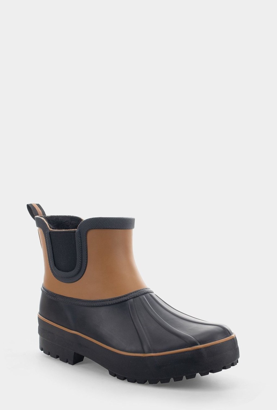 Women Chooka Chooka Brand | Duck Chelsea Rain Boot - Brown