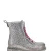 Kids Western Chief Rain & Rubber Boots | Kids Combat Ankle Rain Boot - Silver