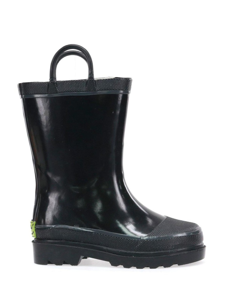 Kids Western Chief Rain & Rubber Boots | Kids Firechief 2 Rain Boot - Black