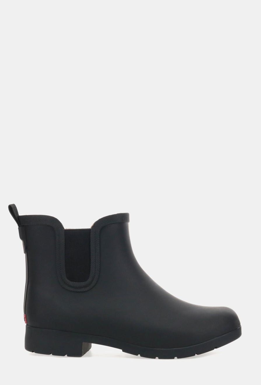 Women Chooka Chooka Brand | Delridge Chelsea Rain Boot - Black