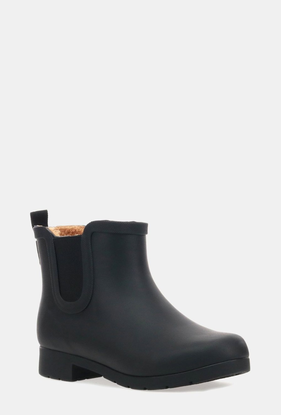 Women Chooka Chooka Brand | Delridge Chelsea Rain Boot - Black