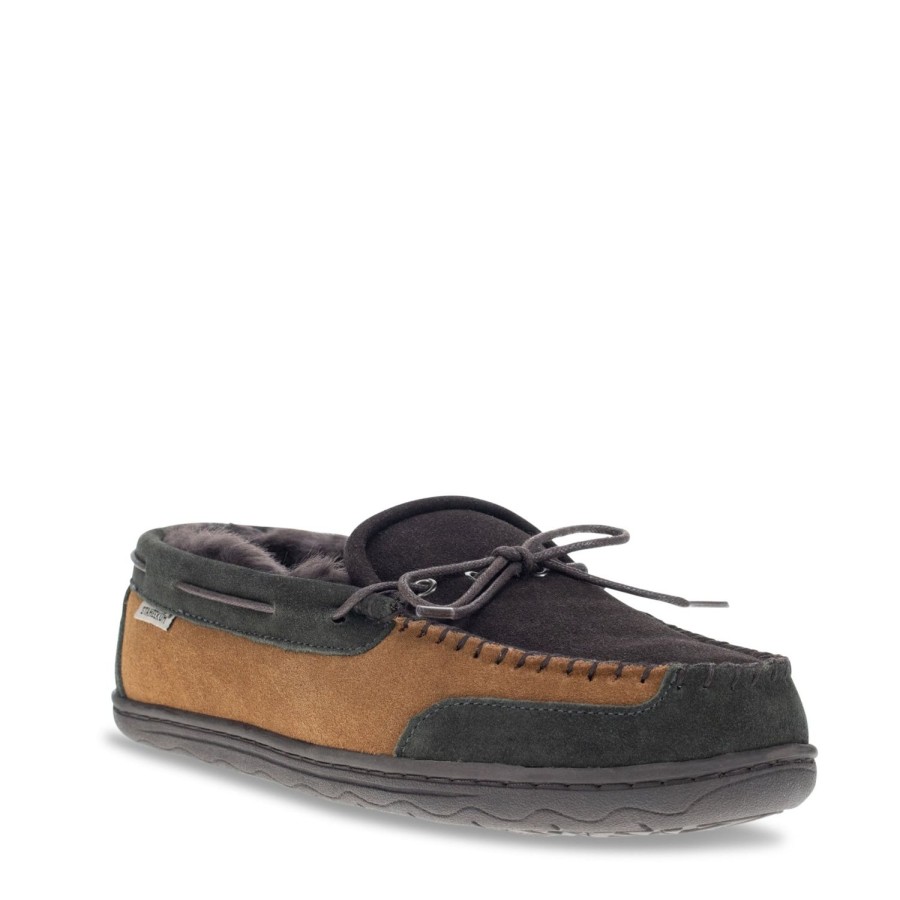 Men Staheekum Staheekum Brand | Men'S Recline Slipper - Brown