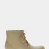 Women Chooka Chooka Brand | Lace Up Ankle Rain Boot - Moss