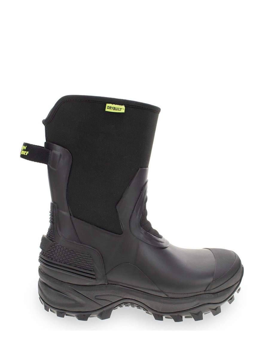 Men Western Chief Rain & Rubber | Men'S Rambler Neoprene Mid Cold Weather Boot - Black