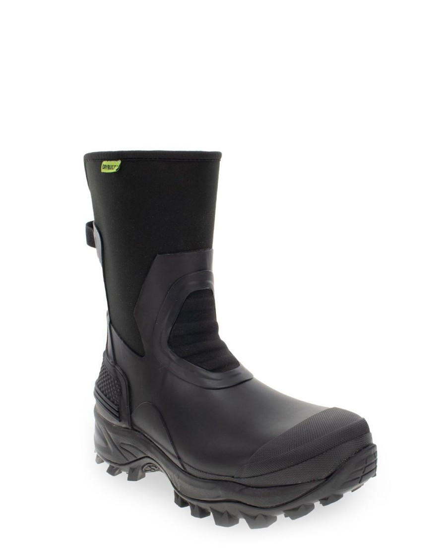 Men Western Chief Rain & Rubber | Men'S Rambler Neoprene Mid Cold Weather Boot - Black