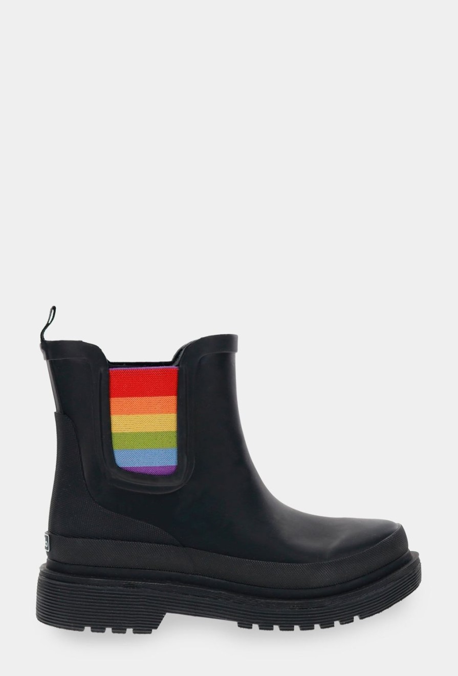 Women Chooka Chooka Brand | Ballard Chelsea Rain Boot - Black