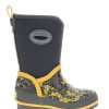 Kids Western Chief Cold Weather Boots | Kids Power Pixel Neoprene Cold Weather Boot - Charcoal