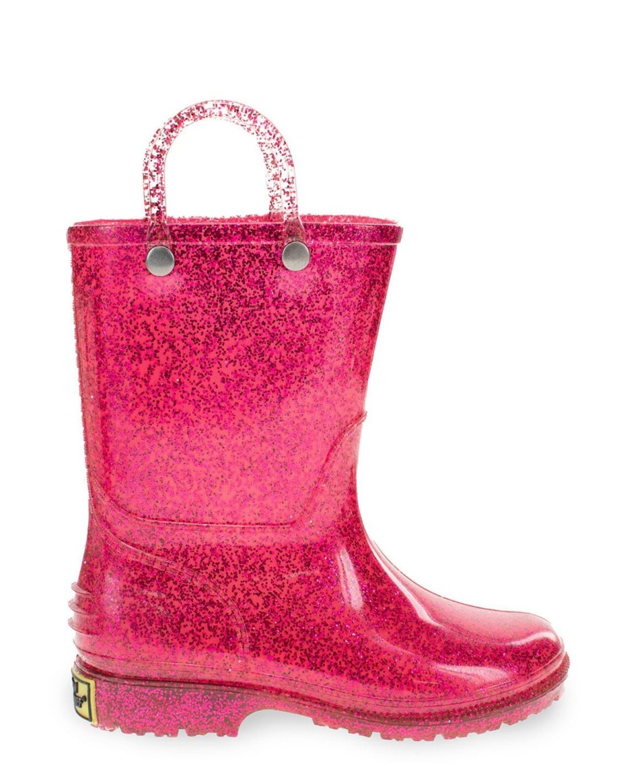 Kids Western Chief Rain & Rubber Boots | Kids Glitter Rain Boot - Pink