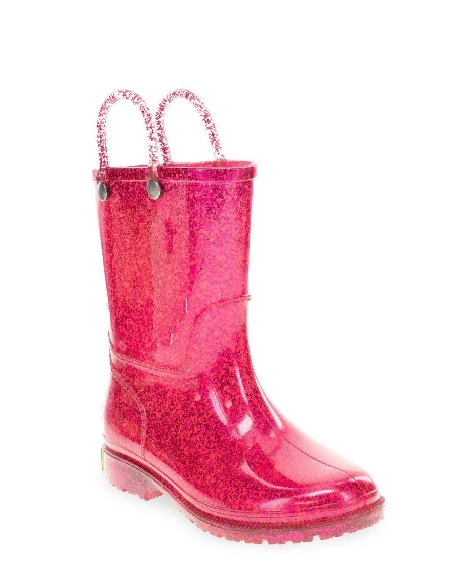 Kids Western Chief Rain & Rubber Boots | Kids Glitter Rain Boot - Pink