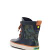 Kids Western Chief Rain & Rubber Boots | Kids Splash Element Lace Up Rain Boot - Navy