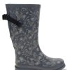 Women Western Chief Rain & Rubber Boots | New! Women'S Garden Chickens Wide Calf Tall Rain Boot - Gray