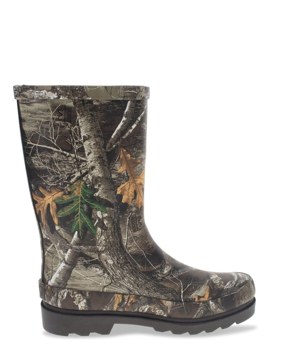 Kids Western Chief Rain & Rubber Boots | Kids Realtree Camo Tall Rain Boot - Brown