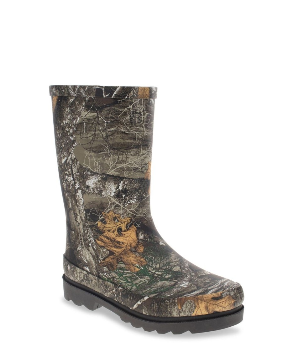 Kids Western Chief Rain & Rubber Boots | Kids Realtree Camo Tall Rain Boot - Brown