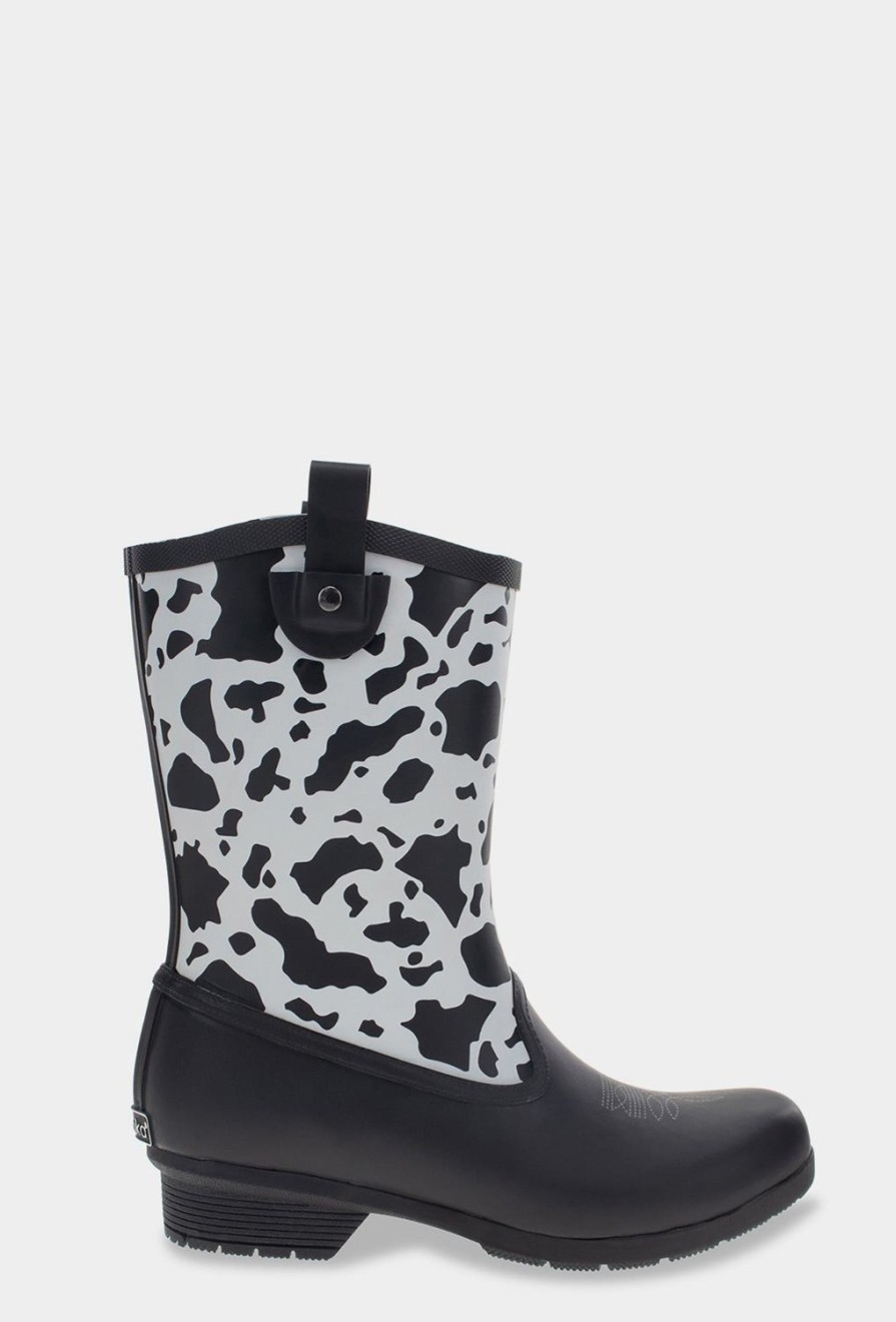 Women Chooka Chooka Brand | Betsie Mid Rain Boot - Black